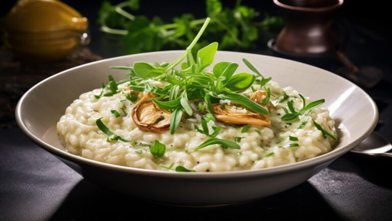 risoto champiñones espárragos proteínas vegetales arroz vegano saludable