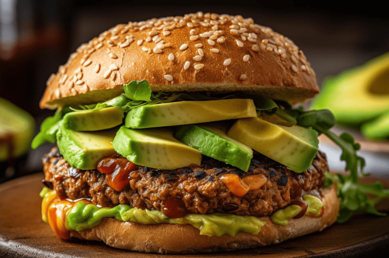 Hamburguesa de Frijoles Negros