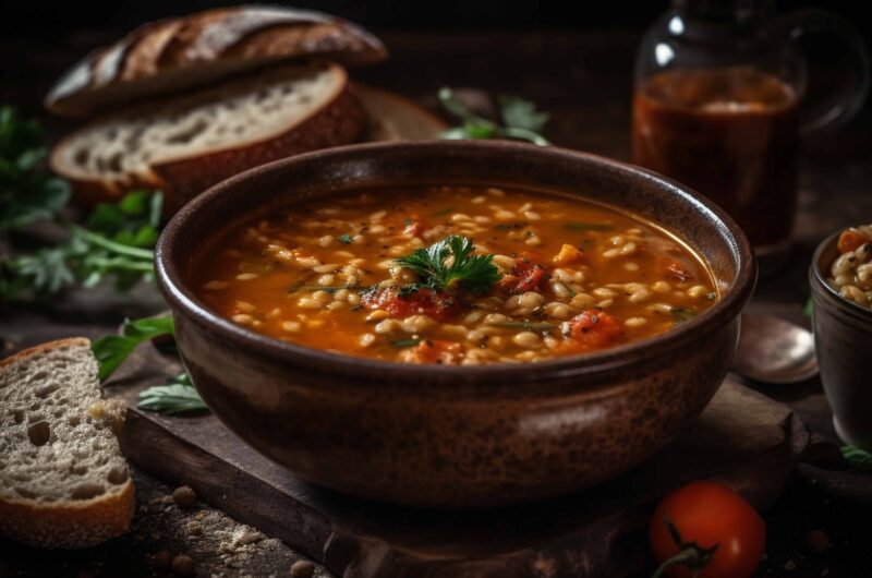 Estofado de Lentejas y Tomate