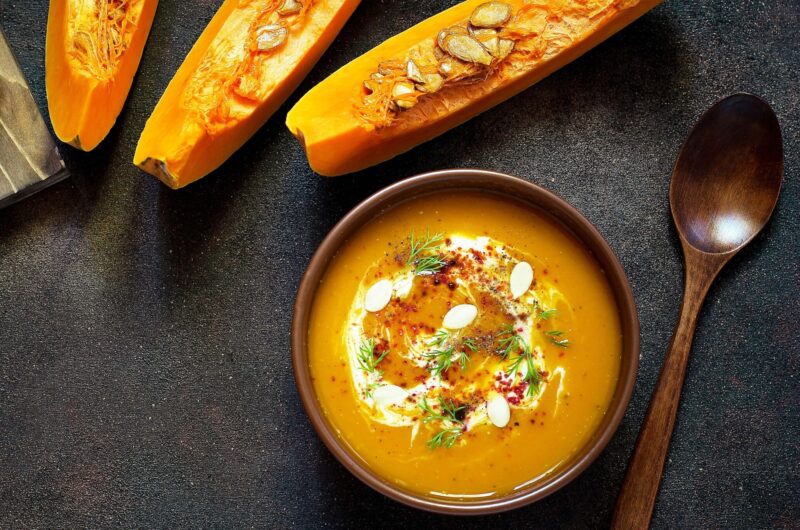 Sopa de Calabaza y Coco